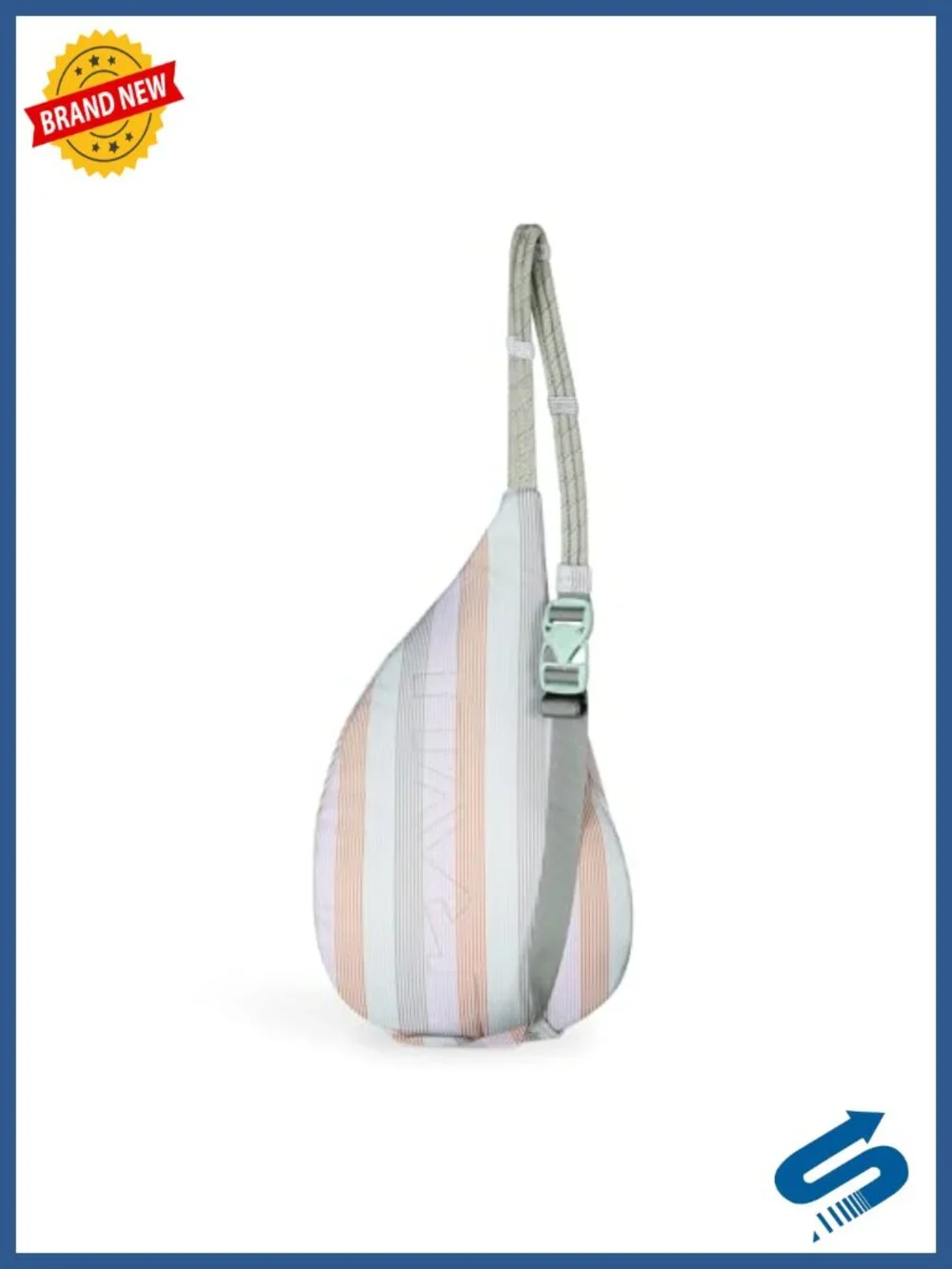 Mini Rope Sling Pack Adjustable Shoulder Strap Crossbody Bag